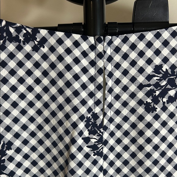 Anne Klein Black and White Gingham Midi Dress - Picture 8 of 14